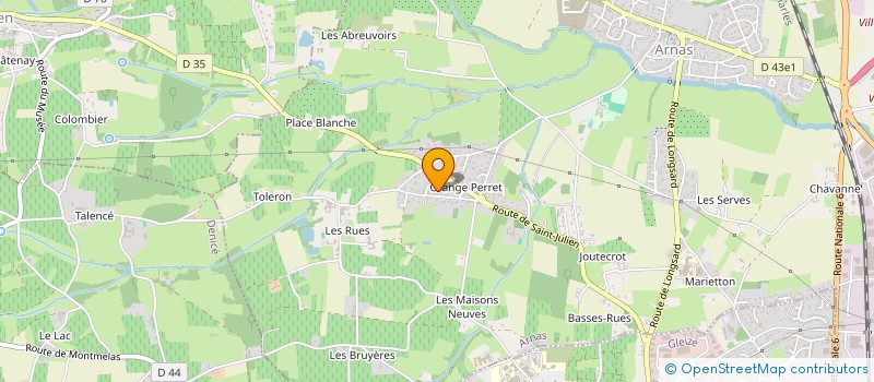 localisation de l'entreprise MONSIEUR THOMAS NICOT  ARNAS