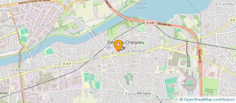 localisation de l'entreprise MONSIEUR THOMAS NIERFEIX  DECINES-CHARPIEU