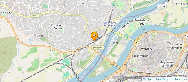 localisation de l'entreprise MONSIEUR THOMAS NOACCO  LES ANGLES