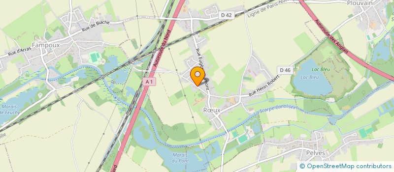 localisation de l'entreprise MONSIEUR THOMAS NOE  RUX