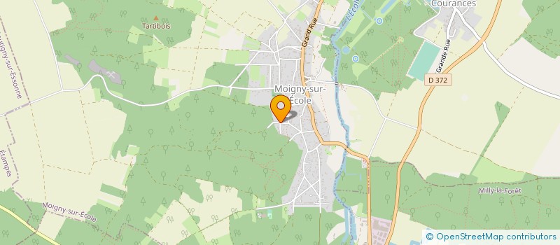localisation de l'entreprise MONSIEUR THOMAS NOJAC  MOIGNY SUR ECOLE