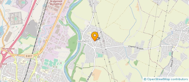 localisation de l'entreprise MONSIEUR THOMAS NOLLEAU  SAUBENS