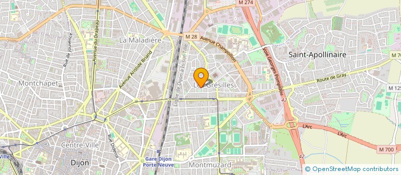 localisation de l'entreprise MONSIEUR THOMAS NURY à DIJON