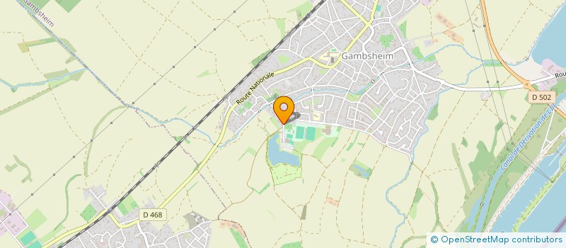 localisation de l'entreprise MONSIEUR THOMAS O BRIEN  GAMBSHEIM
