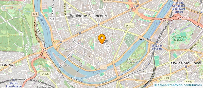 localisation de l'entreprise MONSIEUR THOMAS O'NEILL à BOULOGNE-BILLANCOURT