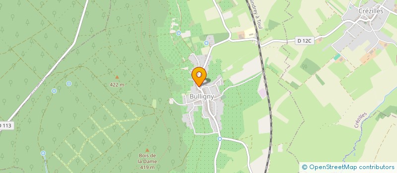 localisation de l'entreprise MONSIEUR THOMAS OBERLE  BULLIGNY