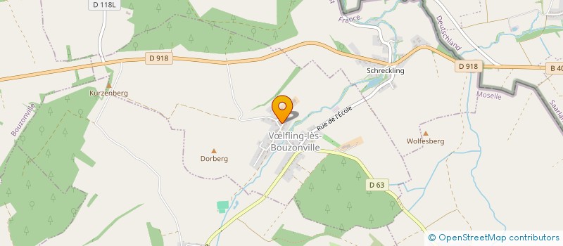 localisation de l'entreprise MONSIEUR THOMAS OBERLENDER  VLFLING-LES-BOUZONVILLE