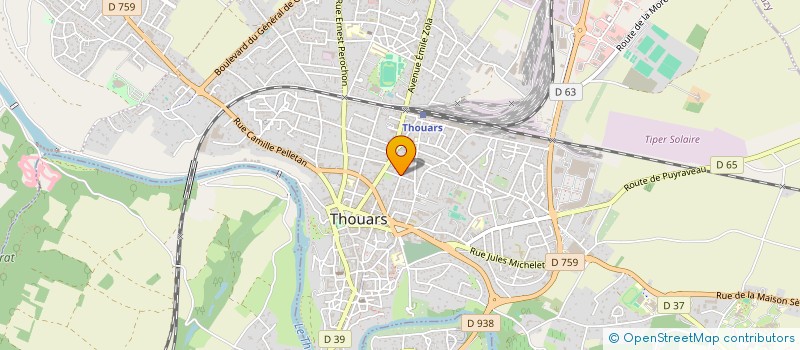 localisation de l'entreprise MONSIEUR THOMAS OBIN à THOUARS