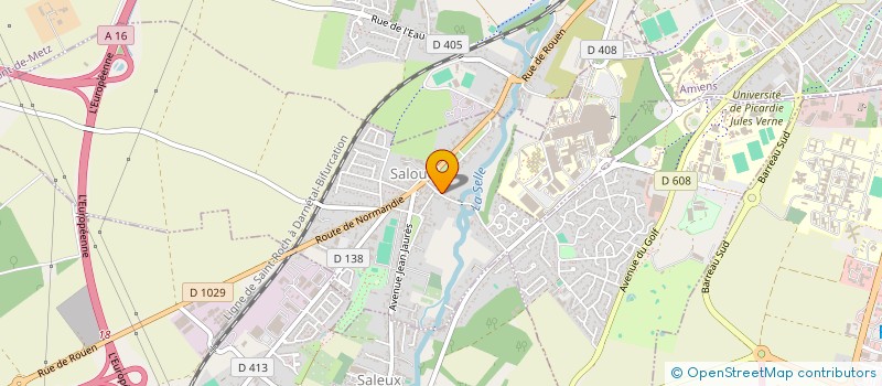 localisation de l'entreprise MONSIEUR THOMAS OBRE  SALEUX