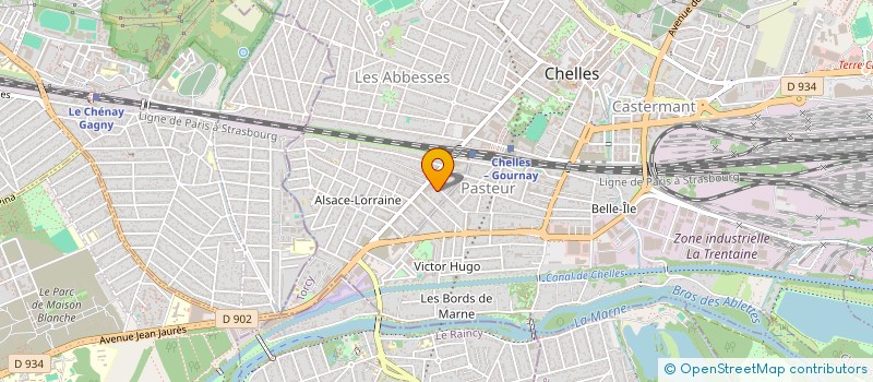 localisation de l'entreprise MONSIEUR THOMAS OFLAZ à CHELLES