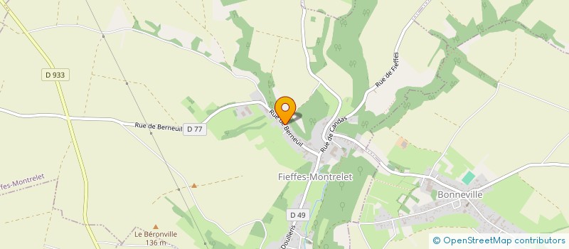 localisation de l'entreprise MONSIEUR THOMAS OGER  FIEFFES-MONTRELET