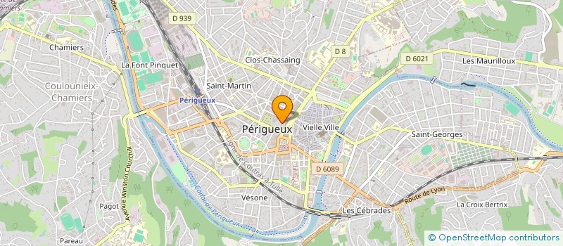 localisation de l'entreprise MONSIEUR THOMAS OLIVIER  PERIGUEUX