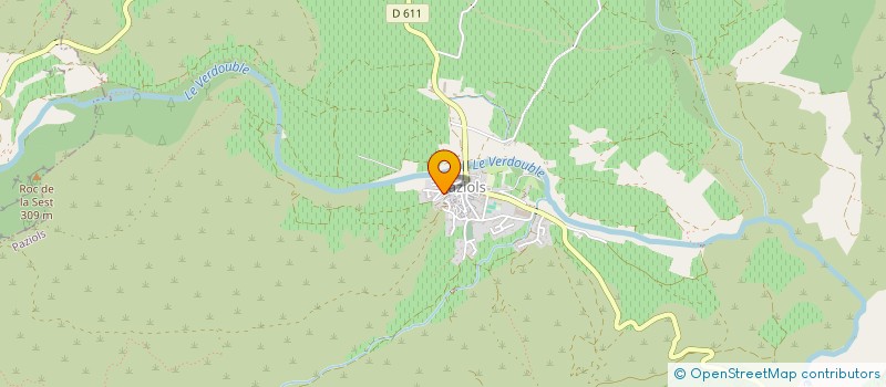 localisation de l'entreprise MONSIEUR THOMAS OLLIVIER  PAZIOLS