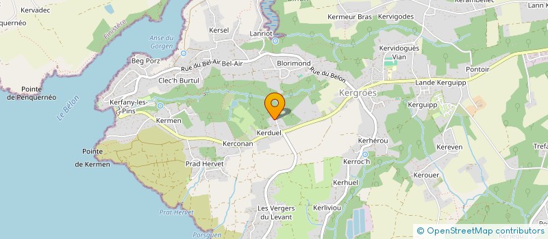 localisation de l'entreprise MONSIEUR THOMAS OMNES  MOELAN-SUR-MER