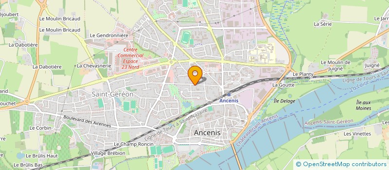 localisation de l'entreprise MONSIEUR THOMAS ORHON  ANCENIS-SAINT-GEREON