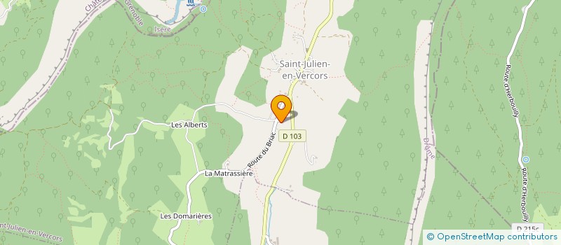 localisation de l'entreprise MONSIEUR THOMAS OTTENHEIMER DE GAIL à VASSIEUX-EN-VERCORS