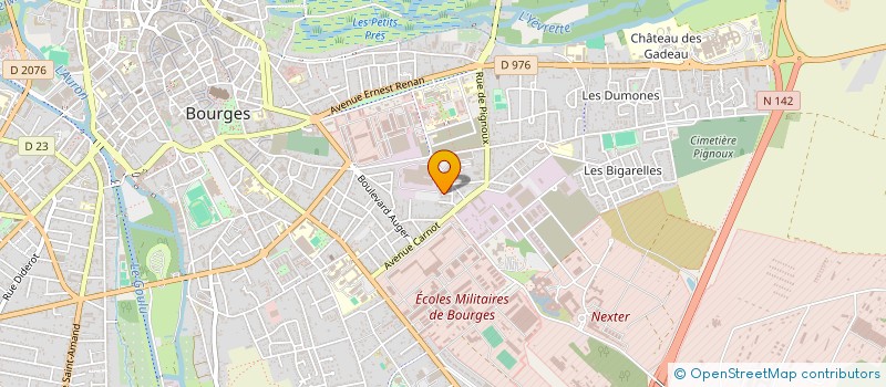 localisation de l'entreprise MONSIEUR THOMAS PACOT  BOURGES