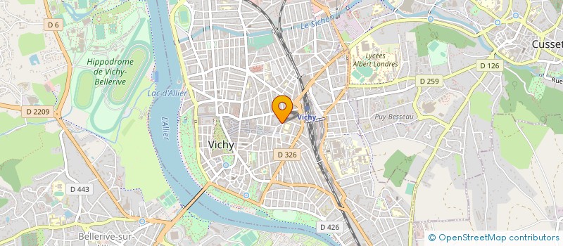 localisation de l'entreprise MONSIEUR THOMAS PAGOT à VICHY