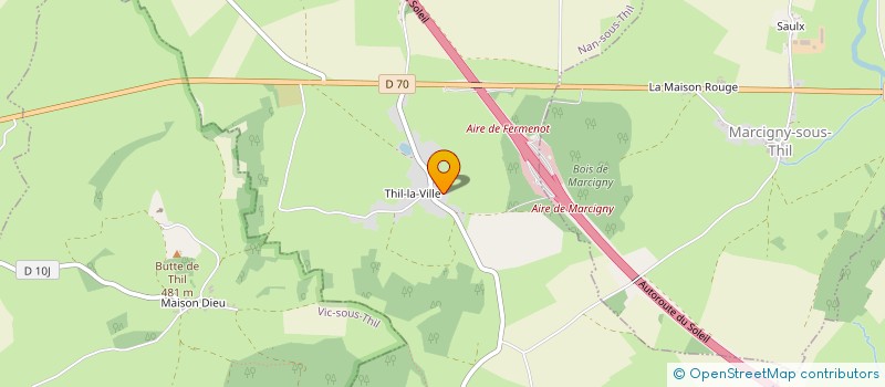 localisation de l'entreprise MONSIEUR THOMAS PALADINI  NAN-SOUS-THIL