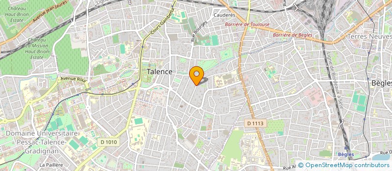 localisation de l'entreprise MONSIEUR THOMAS PAMBRUN  PESSAC