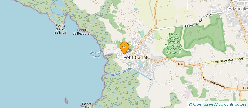localisation de l'entreprise MONSIEUR THOMAS PANDORE à PETIT-CANAL