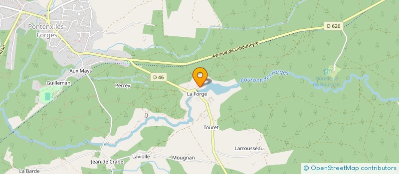 localisation de l'entreprise MONSIEUR THOMAS PARDO  PONTENX-LES-FORGES