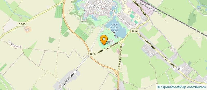 localisation de l'entreprise MONSIEUR THOMAS PARENT  LE QUESNOY