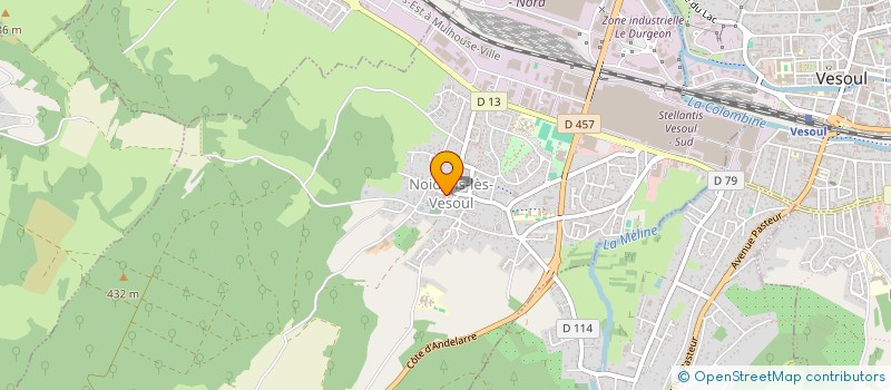 localisation de l'entreprise MONSIEUR THOMAS PARICAUD  NOIDANS-LES-VESOUL