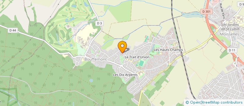 localisation de l'entreprise MONSIEUR THOMAS PARIZE  BOUFFEMONT