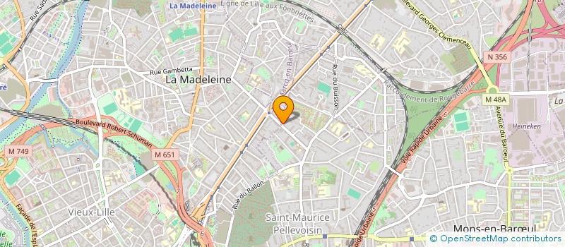 localisation de l'entreprise MONSIEUR THOMAS PARMENTIER à LILLE