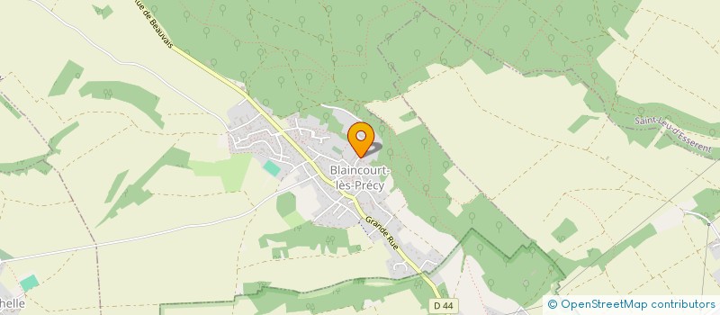 localisation de l'entreprise MONSIEUR THOMAS PARMENTIER  BLAINCOURT-LES-PRECY