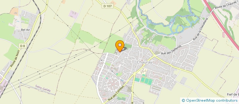 localisation de l'entreprise MONSIEUR THOMAS PARMENTIER  CHAURAY