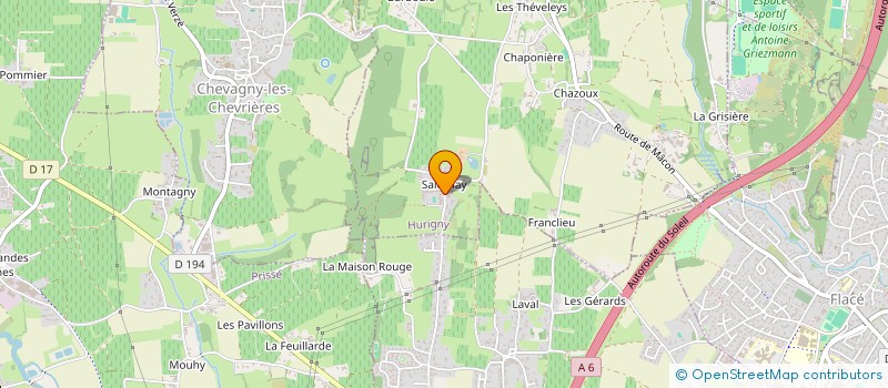 localisation de l'entreprise MONSIEUR THOMAS PASSONI  HURIGNY