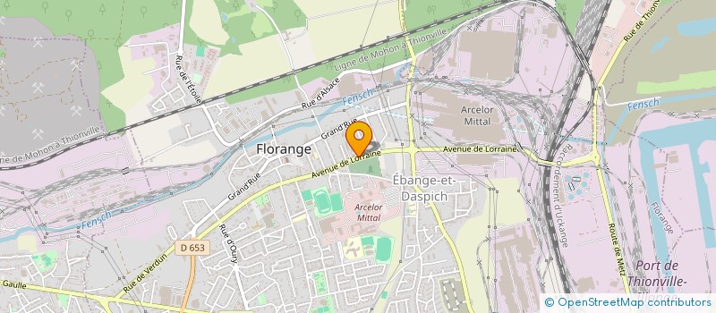 localisation de l'entreprise MONSIEUR THOMAS PASTANT  FLORANGE