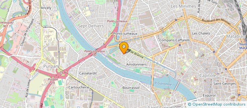 localisation de l'entreprise MONSIEUR THOMAS PATAULT  TOULOUSE