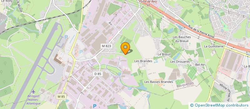 localisation de l'entreprise MONSIEUR THOMAS PATOUREL à BOUGUENAIS