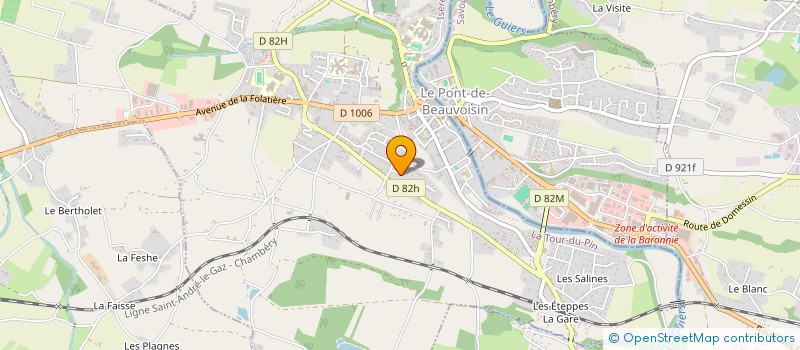 localisation de l'entreprise MONSIEUR THOMAS PATROUILLAULT  LE PONT-DE-BEAUVOISIN