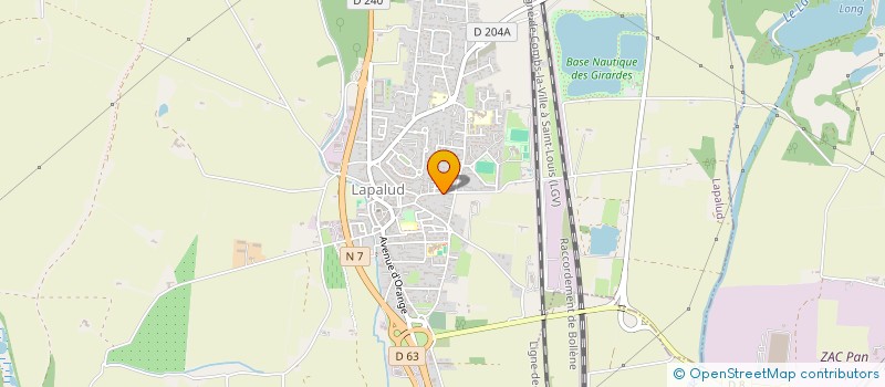 localisation de l'entreprise MONSIEUR THOMAS PATY  LAPALUD