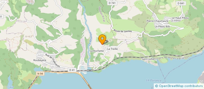 localisation de l'entreprise MONSIEUR THOMAS PAUCHET  SAVINES-LE-LAC