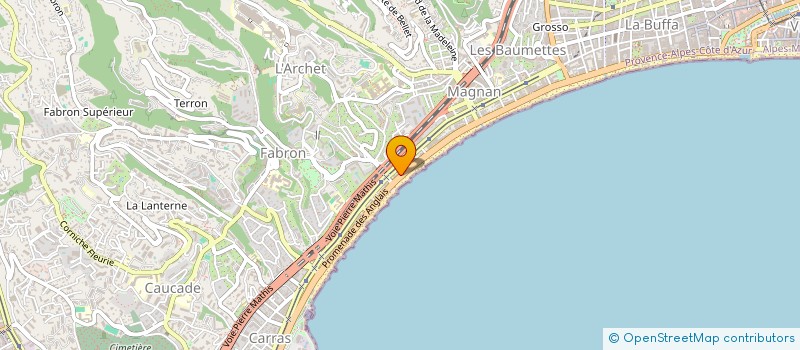 localisation de l'entreprise MONSIEUR THOMAS PAUFERT  NICE