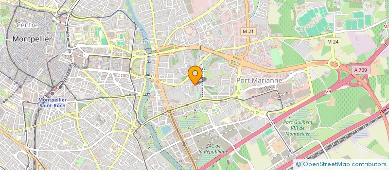 localisation de l'entreprise MONSIEUR THOMAS PAUL  MONTPELLIER