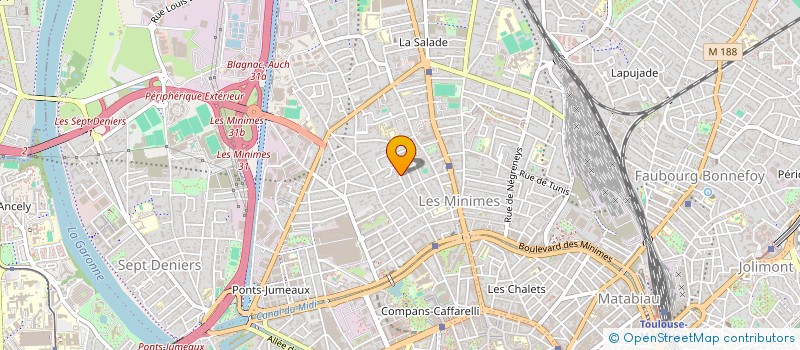 localisation de l'entreprise MONSIEUR THOMAS PAULET à TOULOUSE