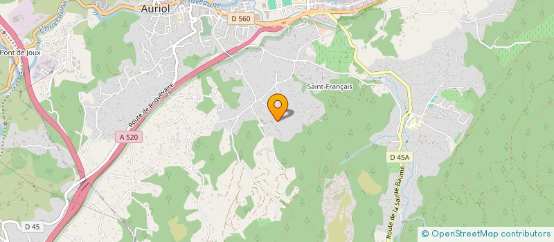 localisation de l'entreprise MONSIEUR THOMAS PAVAGEAU  AURIOL