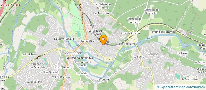 localisation de l'entreprise MONSIEUR THOMAS PAYET  MONTBAZON