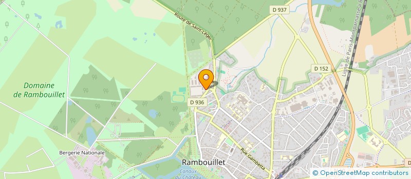 localisation de l'entreprise MONSIEUR THOMAS PAYRE  RAMBOUILLET