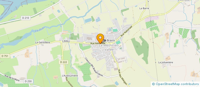 localisation de l'entreprise MONSIEUR THOMAS PEDRONO  MAUGES-SUR-LOIRE