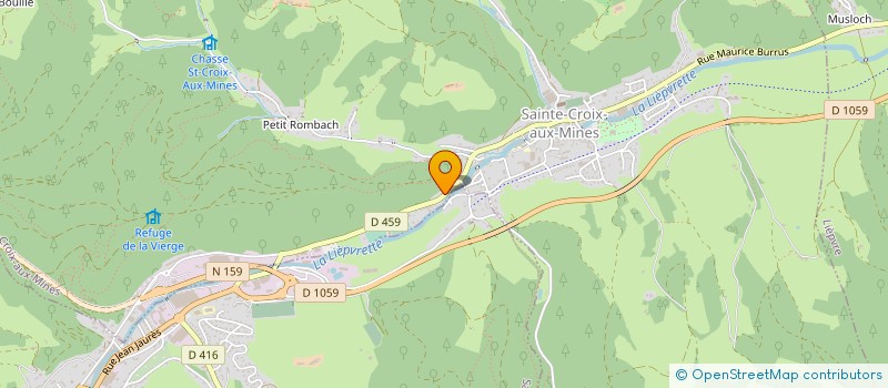 localisation de l'entreprise MONSIEUR THOMAS PELISSERO  SAINTE-CROIX-AUX-MINES