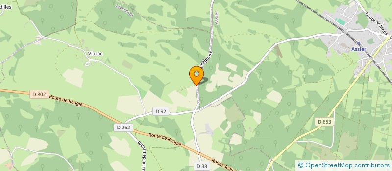 localisation de l'entreprise MONSIEUR THOMAS PELISSIER  LIVERNON