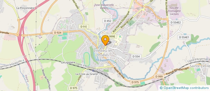 localisation de l'entreprise MONSIEUR THOMAS PELLERIN  VILLEDIEU-LES-POELES-ROUFFIGNY