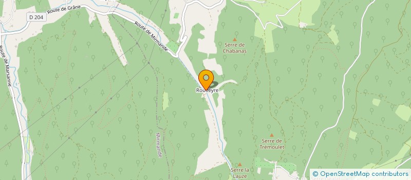 localisation de l'entreprise MONSIEUR THOMAS PELLETIER  GRANE